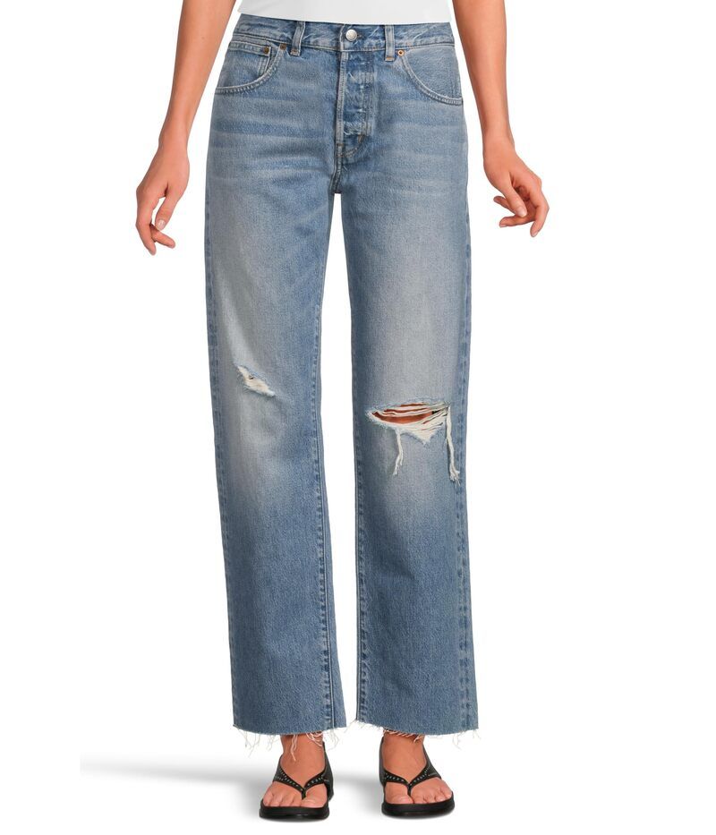 メイドウェル レディース ボトムス デニムパンツ Madewell Dean Easy Straight Jean in Nickelsville Wash Nickelsville Wa