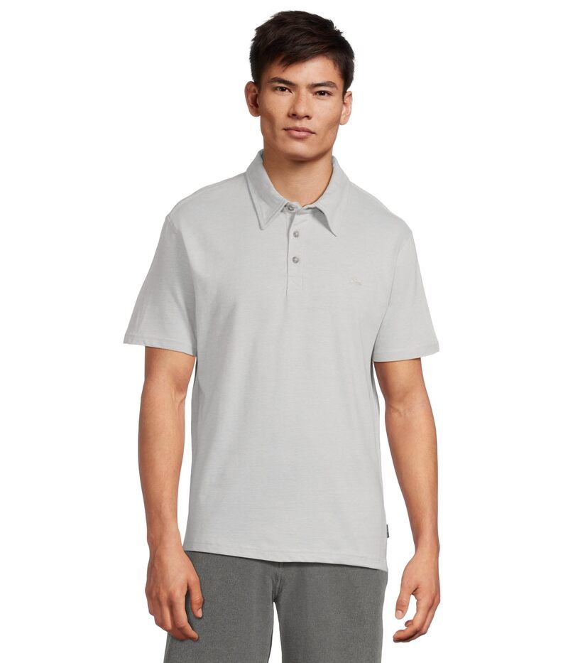 クイックシルバー メンズ トップス シャツ Quiksilver Sunset Cruise Polo Smokedgray