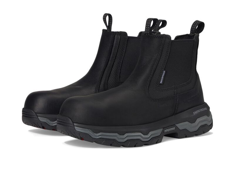 ウルヴァリン メンズ シューズ ブーツ・レインブーツ Alpha Ft Wolverine Infinity System CarbonmaxR Slipon Work Romeo Black ブラック