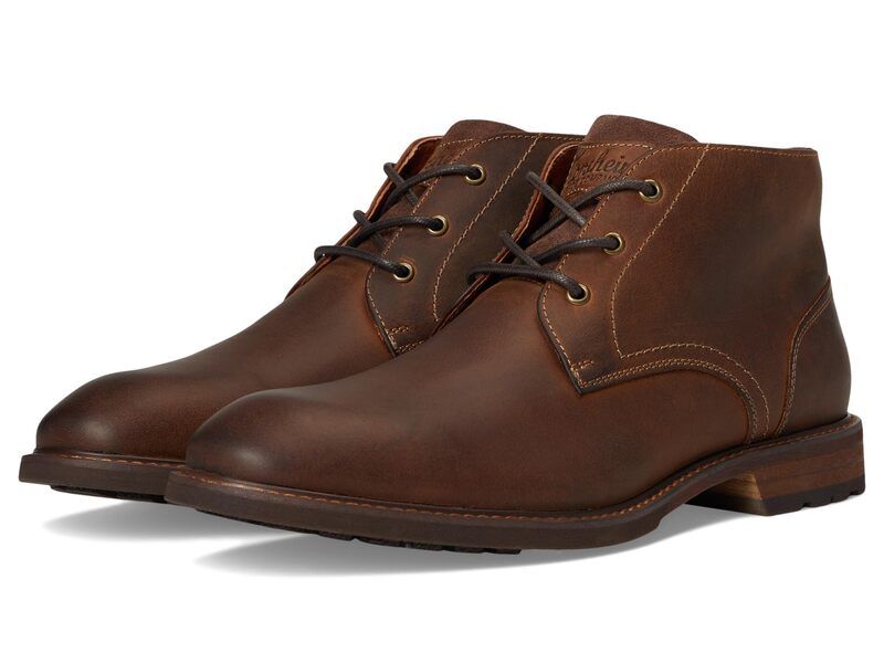 フローシャイム メンズ シューズ ブーツ・レインブーツ Florsheim Lodge Plain Toe 3eye Chukka Boots Brown Crazy Hor ブラウン