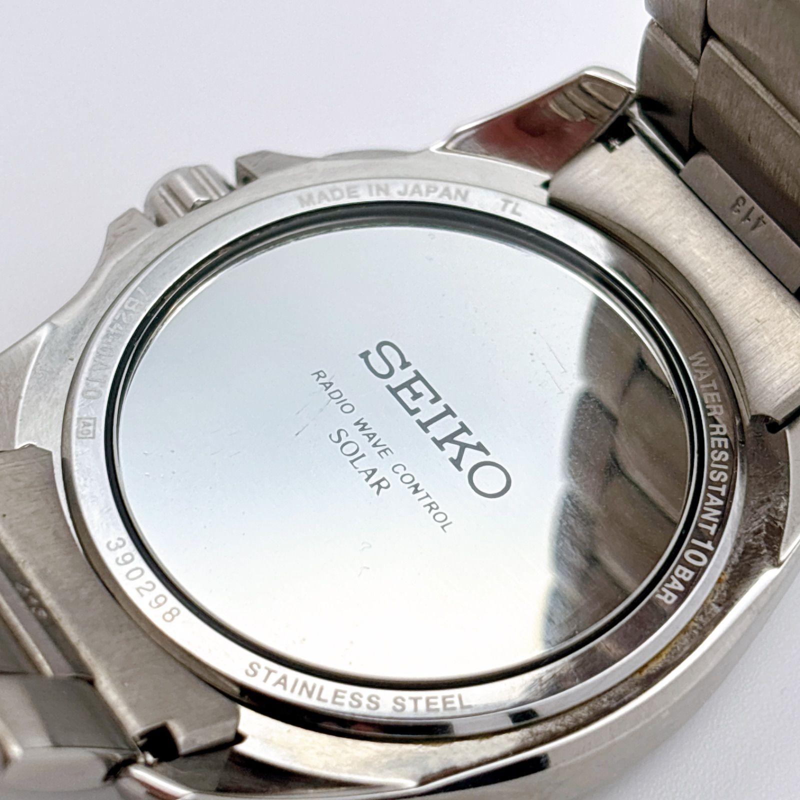 SEIKO セイコー ブライツ 7B24-0AT0 電波ソーラー メンズ 腕時計 
