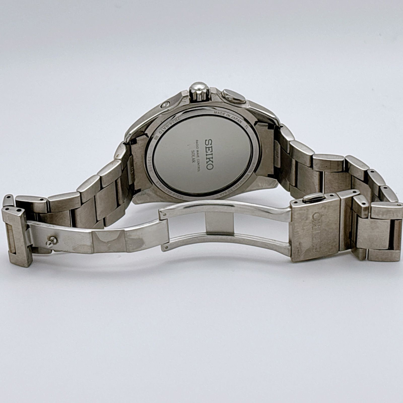 SEIKO セイコー ブライツ 7B24-0AT0 電波ソーラー メンズ 腕時計 