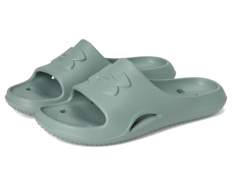 アンダーアーマー レディース シューズ サンダル Under Armour Locker V Silica GreenSi グリーン