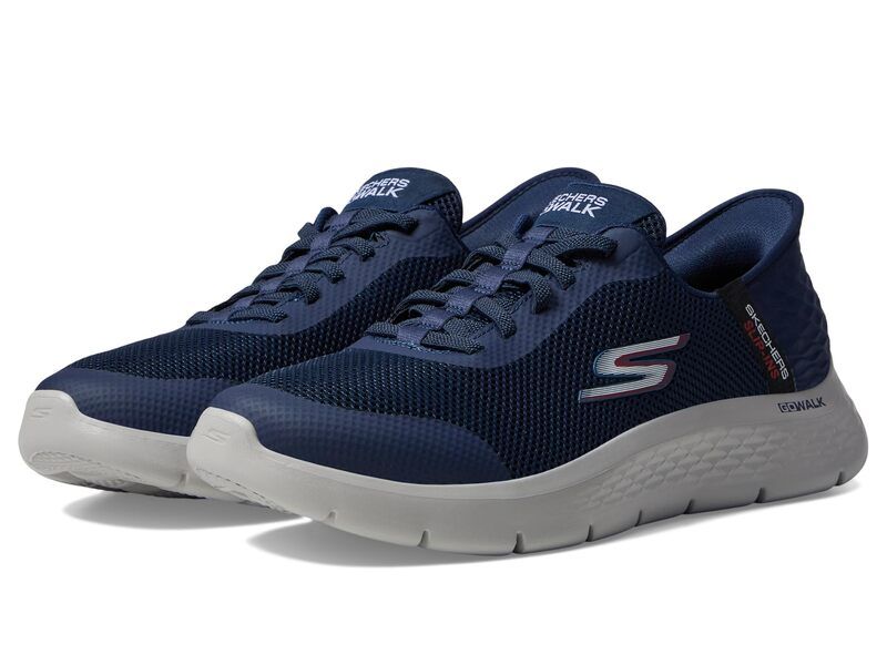 スケッチャーズ メンズ シューズ スニーカー SKECHERS Performance Go Walk Flex Hands Up Hands Free SlipIns Navy ネイビー