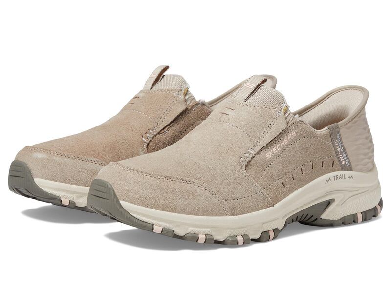 スケッチャーズ レディース シューズ スニーカー SKECHERS Hillcrest Sunapee Hands Free SlipIns Taupe トープ