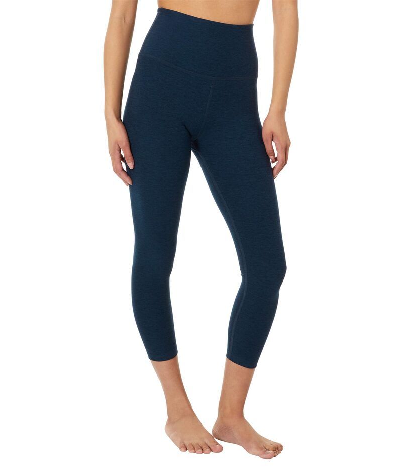 ビヨンドヨガ レディース ボトムス カジュアルパンツ キャップ レギンス ハイウエスト Beyond Yoga Spacedye Walk And Talk HighWaisted Capri Leggings Nocturnal Navy ネイビー