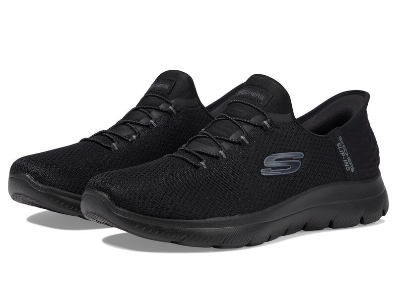 スケッチャーズ レディース シューズ スニーカー SKECHERS Hands Free SlipIns Summits Girls Night Black ブラック