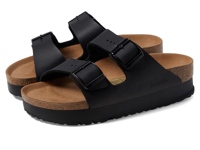 ビルケンシュトック レディース シューズ サンダル プラットフォーム Papillio by Birkenstock Arizona Platform Sandal Vegan Black ブラック