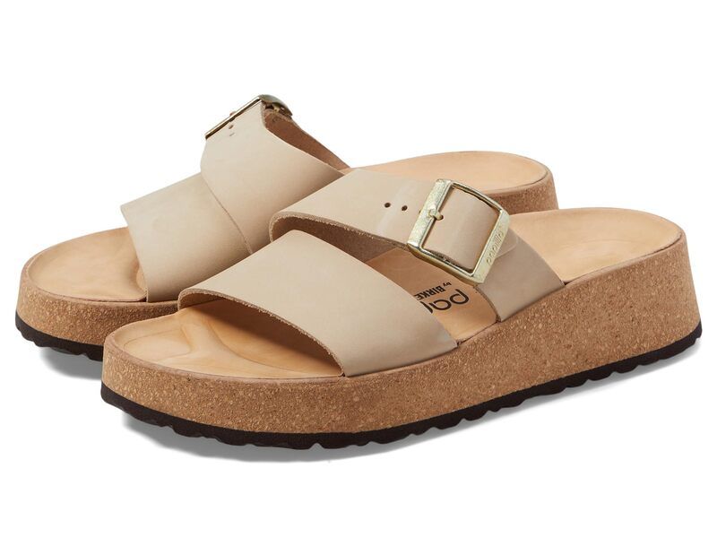 ビルケンシュトック レディース シューズ サンダル プラットフォーム Papillio by Birkenstock Almina Platform Sandal Nubuck Sandcastle