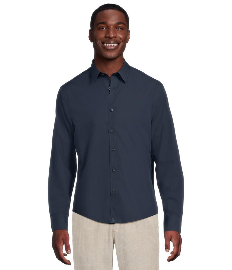 アンタックイット メンズ トップス シャツ UNTUCKit Wrinkle Free Castello Shirt Navy ネイビー 25,350円