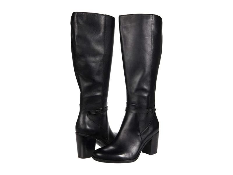 ナチュライザー レディース シューズ ブーツ・レインブーツ Naturalizer Kalina Wide Shaft Black Leather ブラック
