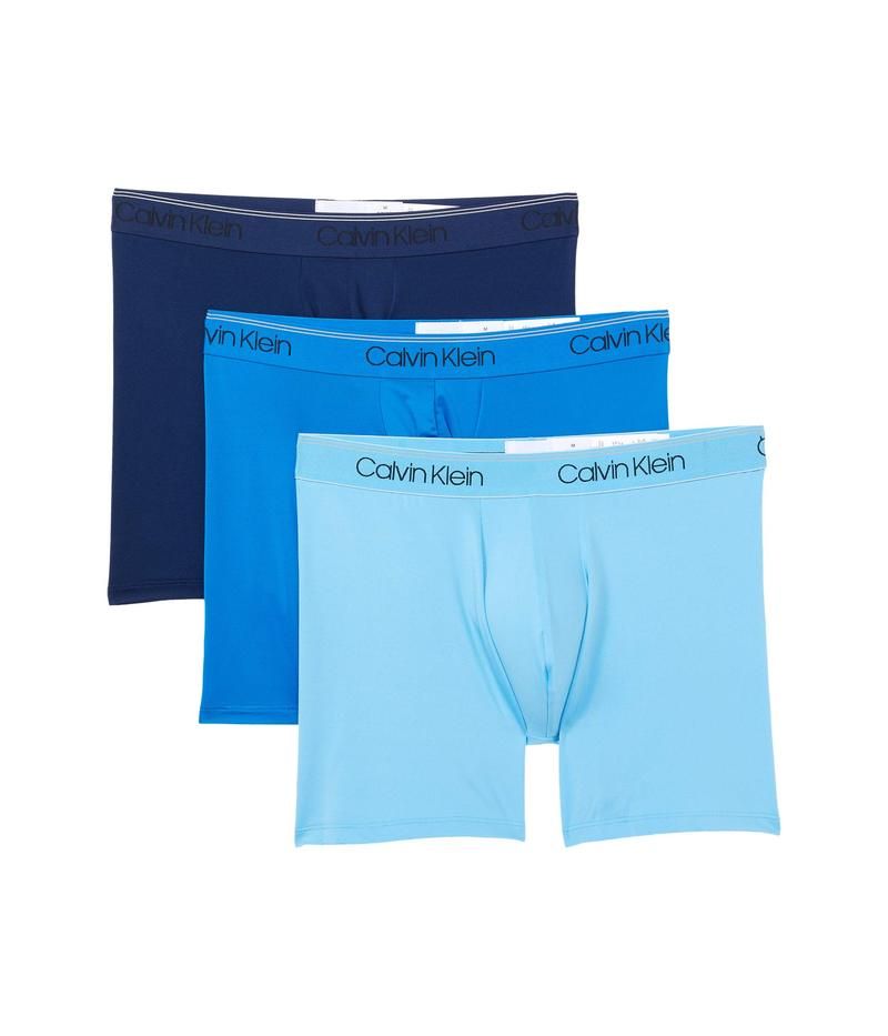 カルバン クライン アンダーウェア メンズ アンダーウェア ボクサーパンツ Calvin Klein Underwear Micro Stretch Boxer Brief 3Pack New Navy ネイビー