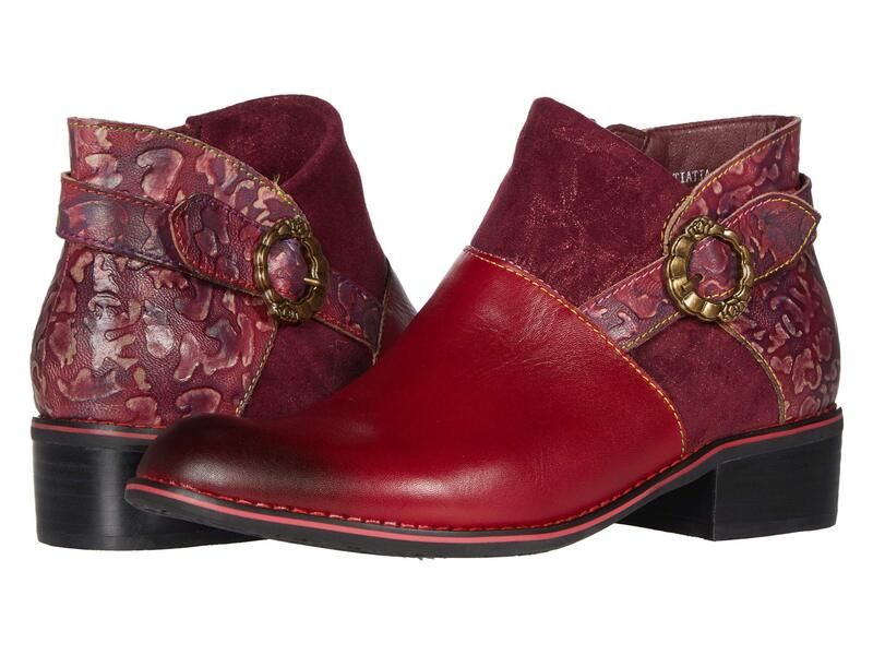 スプリングステップ レディース シューズ ブーツ・レインブーツ LArtiste by Spring Step Tiatia Bordeaux