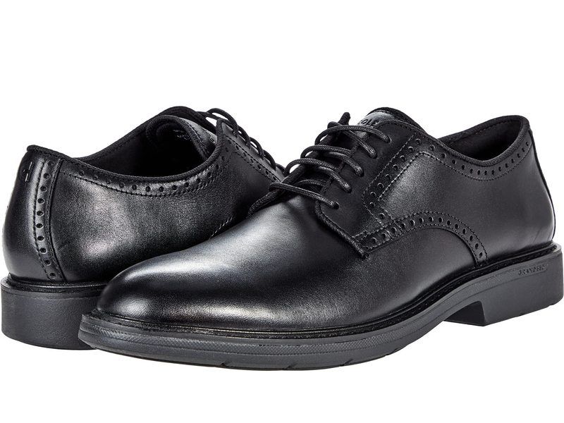 コールハーン メンズ シューズ オックスフォード Cole Haan The GoTo Plain Toe Oxford Black Waterproo ブラック