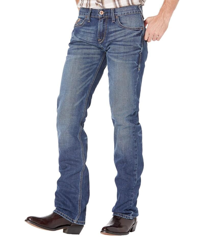 アリアト メンズ ボトムス デニムパンツ ストレート Ariat M7 Rocker Stackable Straight Leg in Summit Summit 21,075円