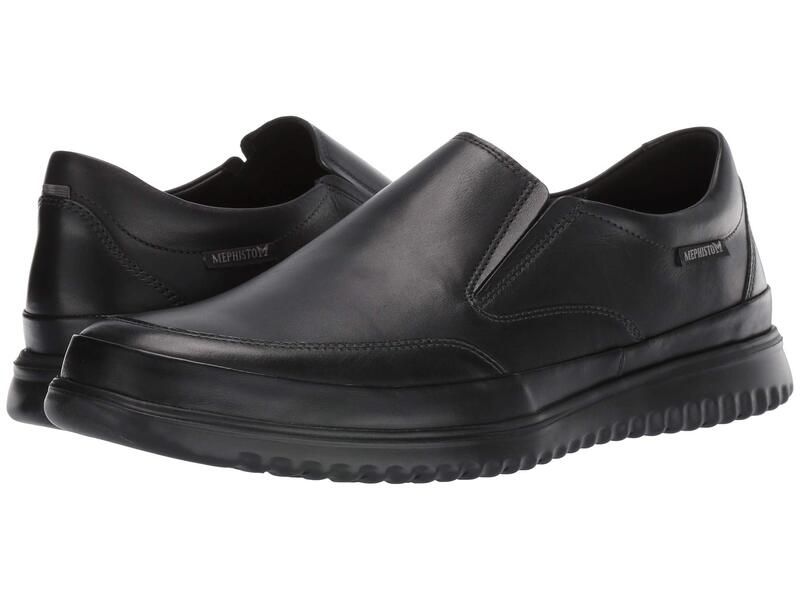 メフィスト メンズ シューズ スリッポン・ローファー Mephisto Twain Black Randy ブラック