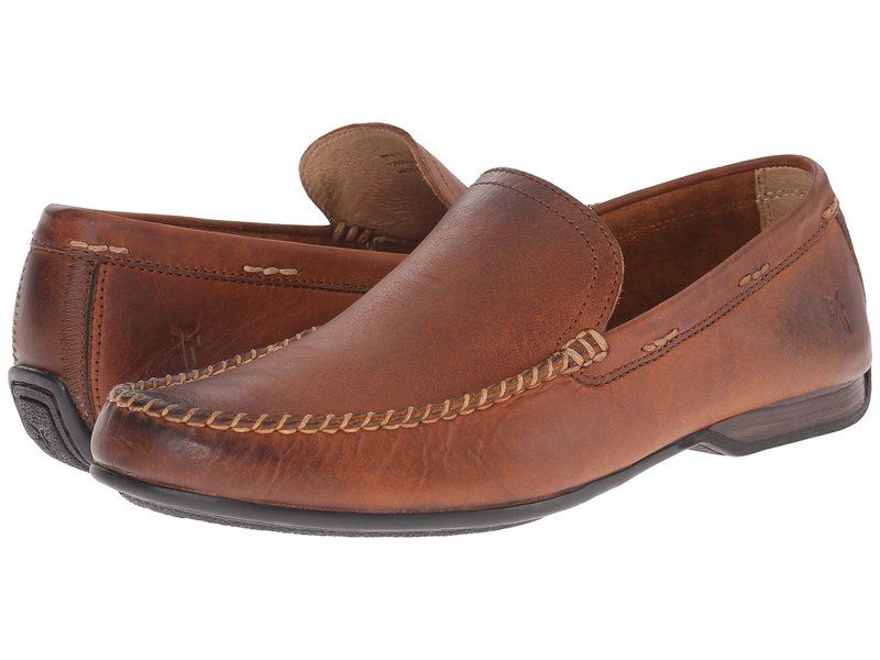 フライ メンズ シューズ スリッポン・ローファー Frye Lewis Venetian Cognac Oiled Vi