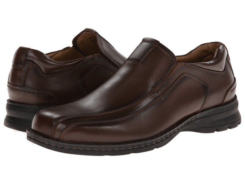 ドッカーズ メンズ シューズ スリッポン・ローファー Dockers Agent Bike Toe Slip On Dark Tan タン