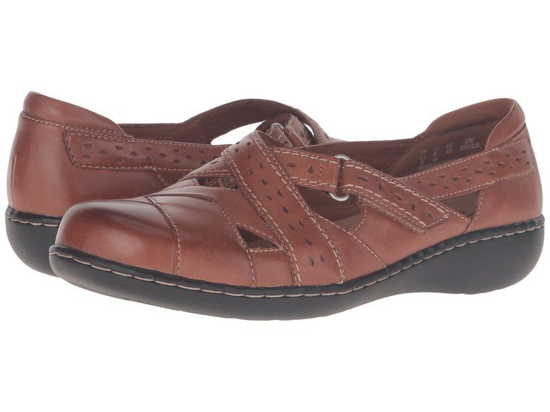 クラークス レディース シューズ サンダル Clarks Ashland Spin Q Tan タン