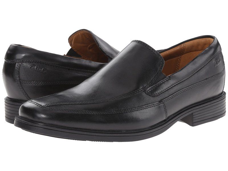 クラークス メンズ シューズ スリッポン・ローファー Clarks Tilden Free Black ブラック