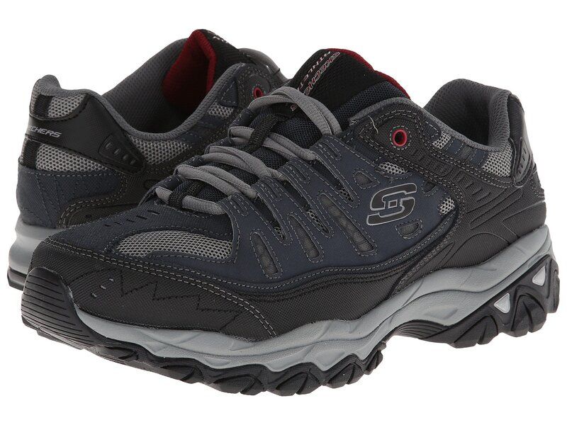 スケッチャーズ メンズ シューズ スニーカー SKECHERS Afterburn M Fit Navy ネイビー
