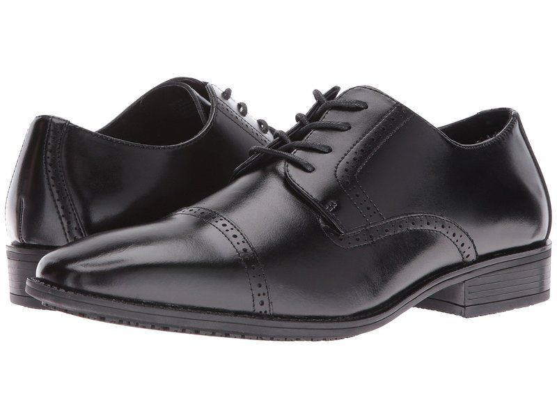 ステイシーアダムス メンズ シューズ オックスフォード キャップ Stacy Adams Abbott Slip Resistant Cap Toe Oxford Black ブラック