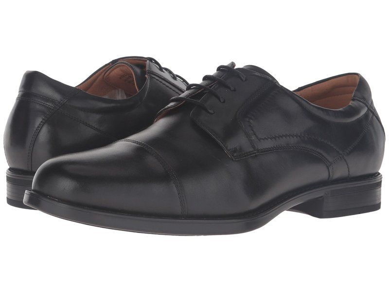 フローシャイム メンズ シューズ オックスフォード キャップ Florsheim Midtown Cap Toe Oxford Black Smooth ブラック