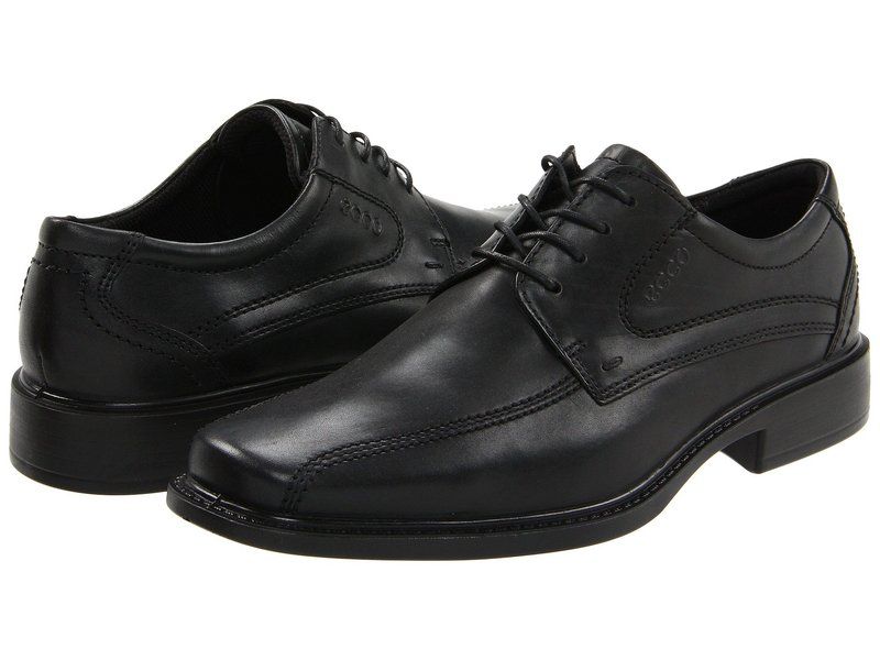 エコー メンズ シューズ オックスフォード ジャージー ECCO New Jersey Tie Black Santiago ブラック