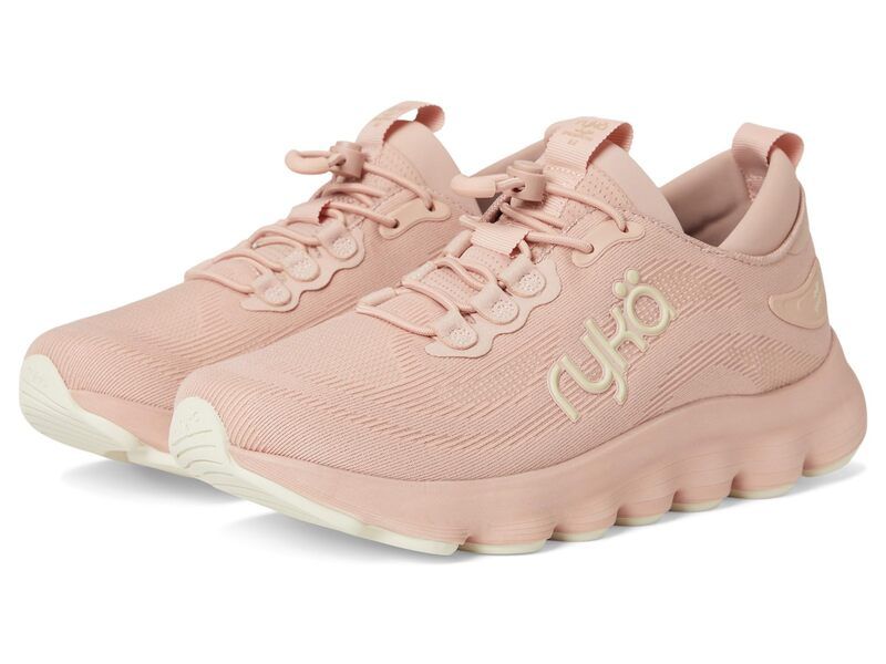 ライカ レディース シューズ スニーカー Ryka Podflow EZ SlipOn Walking Shoes Rosy Peach Mesh Fabric ピーチ