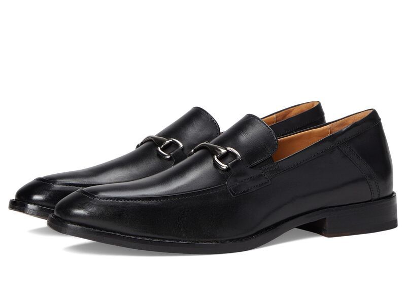 ジョンストンアンドマーフィー メンズ シューズ オックスフォード Johnston Murphy Richland Bit Black Full Grain ブラック