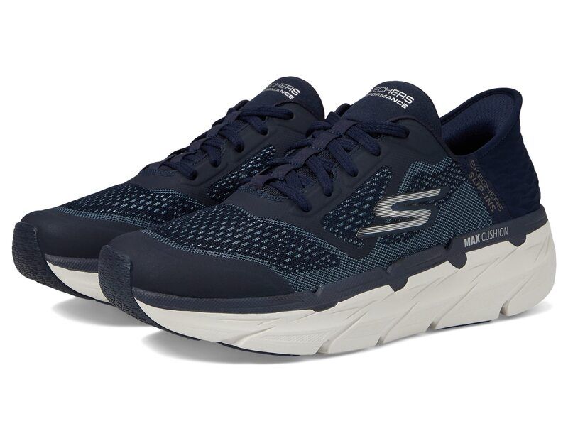 スケッチャーズ メンズ シューズ スニーカー SKECHERS Max Cushioning Premier Ascendant Hands Free SlipIns Navy ネイビー