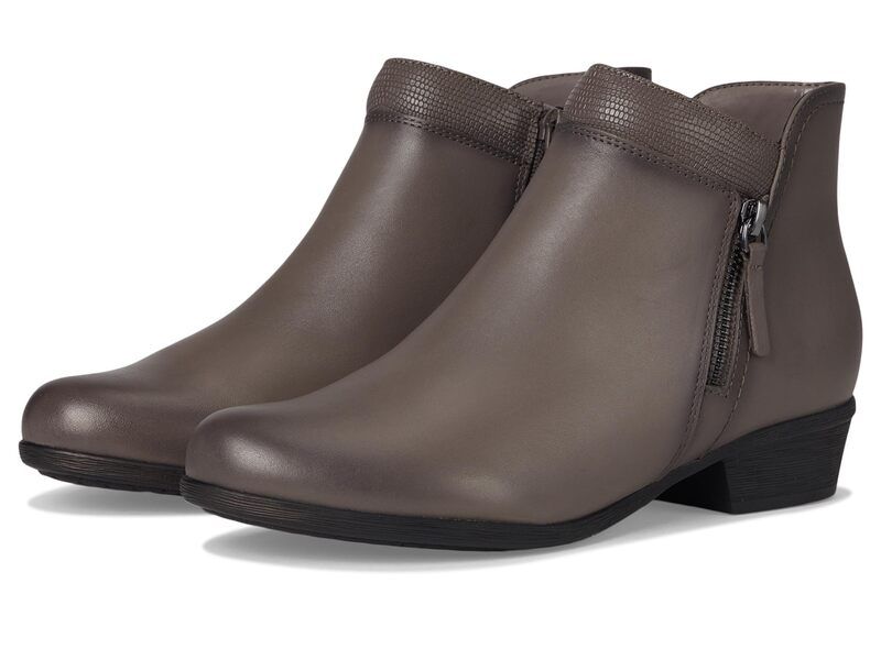 ロックポート レディース シューズ ブーツ・レインブーツ Rockport Carly Bootie Grey Leather グレー