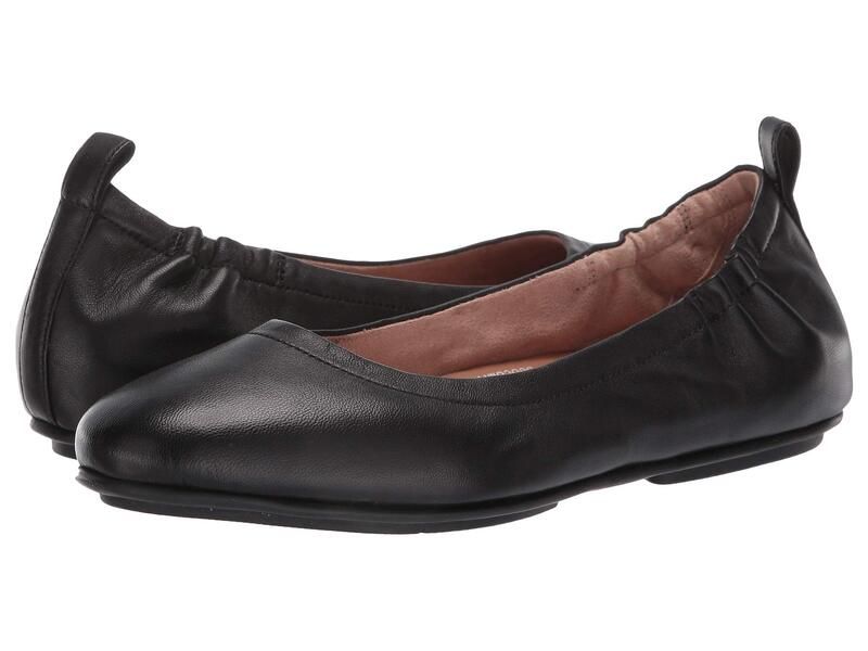 フィットフロップ レディース シューズ サンダル FitFlop Allegro Ballerina Flat Black ブラック
