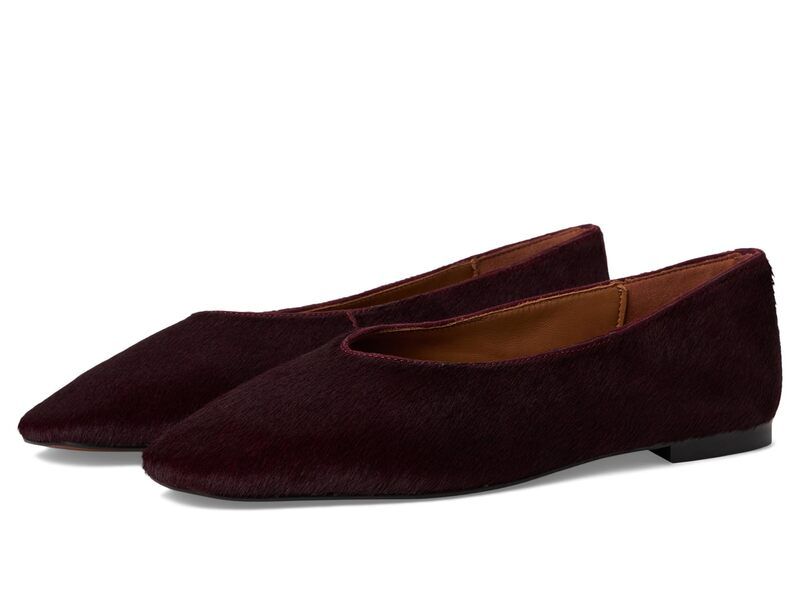 メイドウェル レディース シューズ サンダル Madewell Sage Ballet Flat Haircalf Cabernet セージ