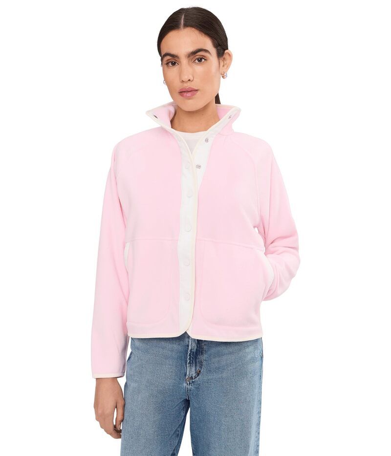 ヴァインヤードヴァインズ レディース アウター コート フリース ジャケット Vineyard Vines Fleece Jacket Pink Drink ピンク