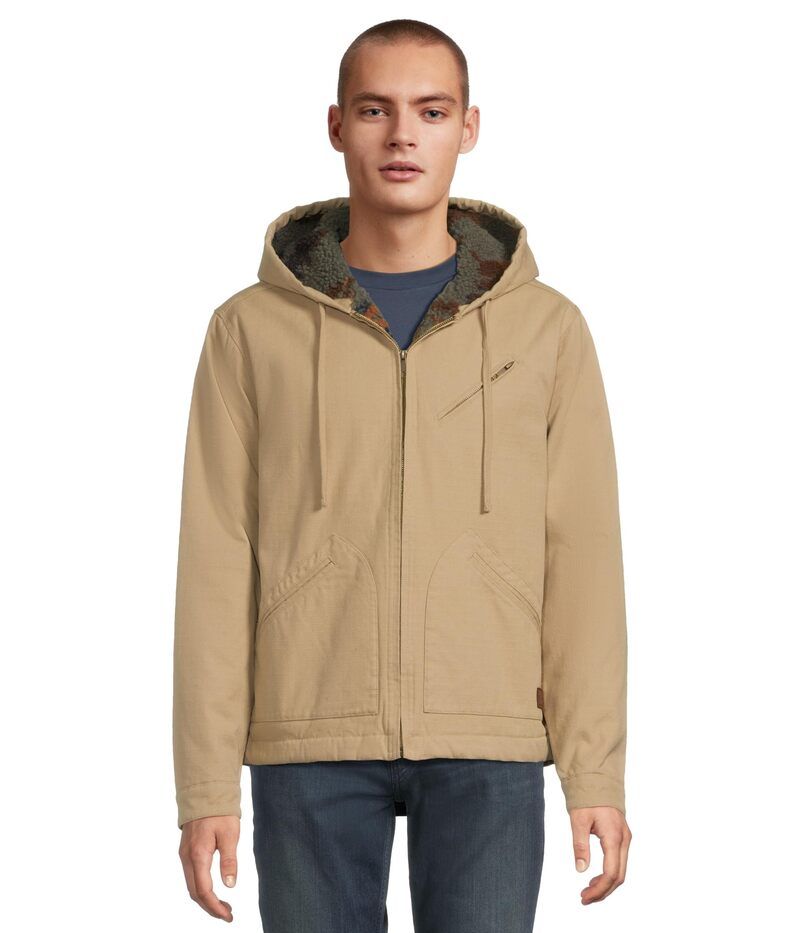 ルーカ メンズ アウター コート フーデッドジャケット RVCA Sonora Hooded Jacket Khaki カーキ 17,140円