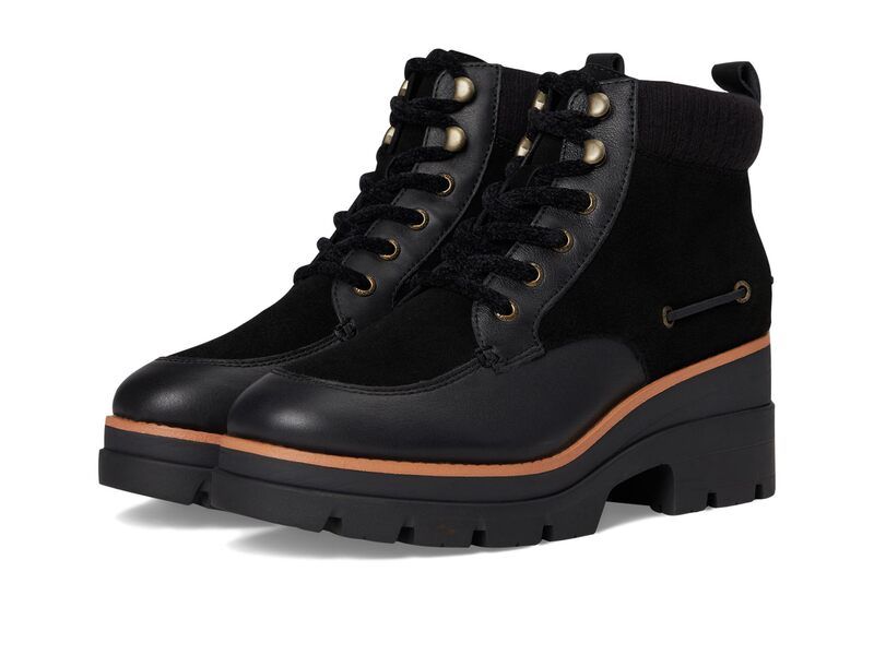 スペリー レディース シューズ ブーツ・レインブーツ Sperry Rocky Hiker Black ブラック