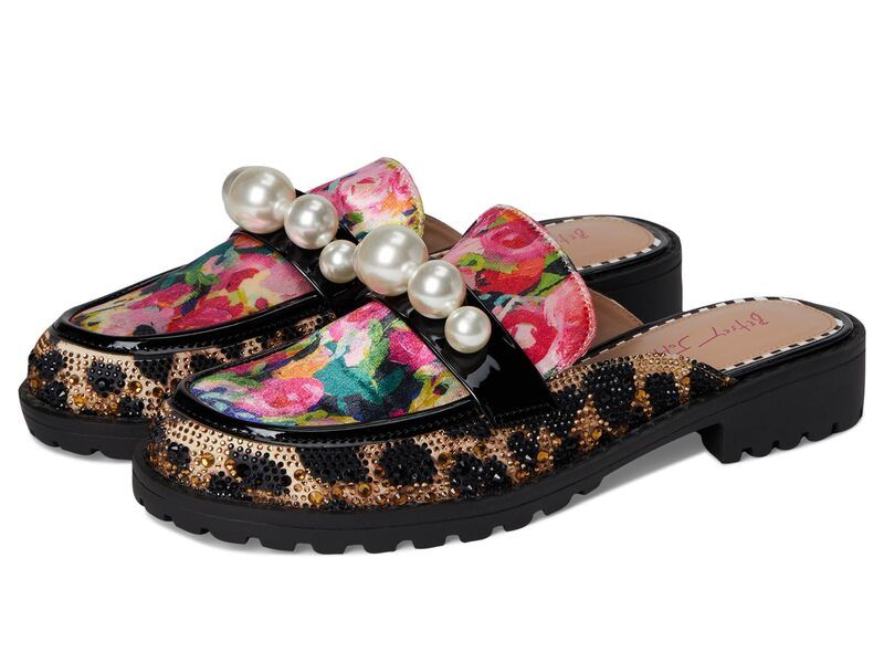 ブルーバイベトシージョンソン レディース シューズ サンダル Blue by Betsey Johnsonorah Leopard Floral アニマル