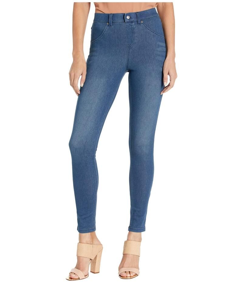 ヒュー レディース ボトムス デニムパンツ レギンス ハイウエスト HUE HighWaist Ultra Soft Denim Leggingsteely Blue Wash ブルー