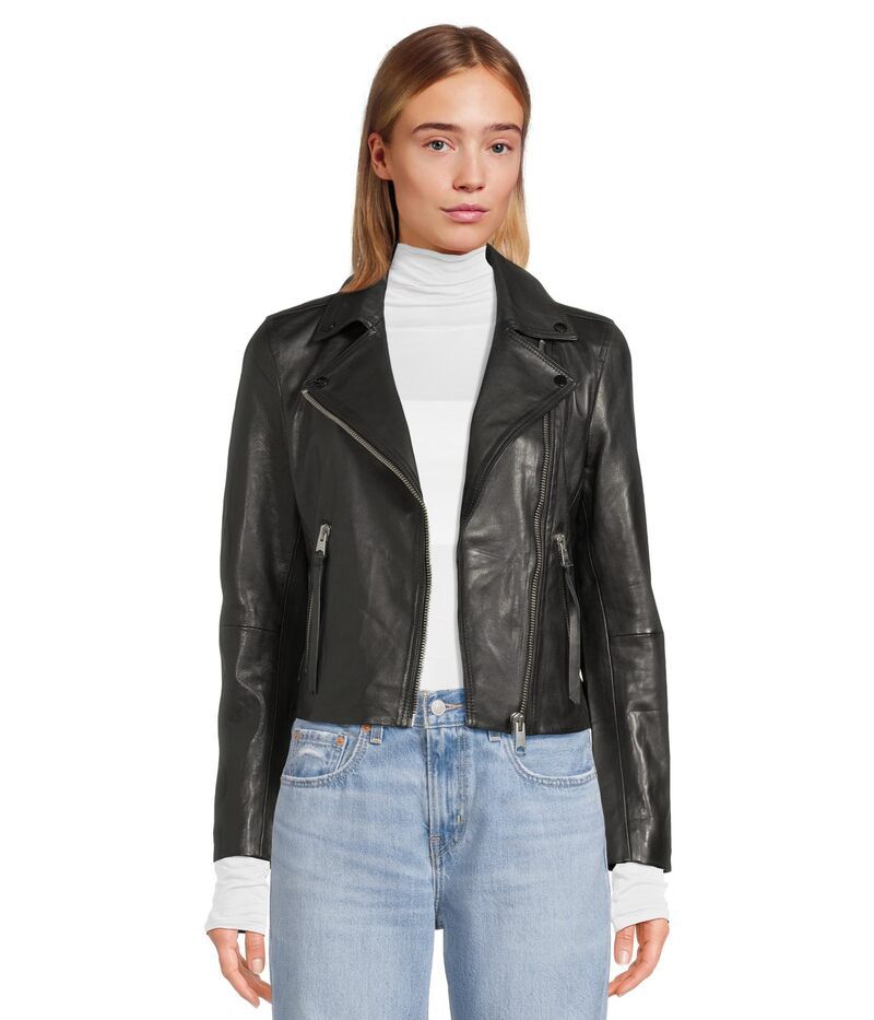 オールセインツ レディース アウター コート AllSaints Dalby Biker Black 1 ブラック