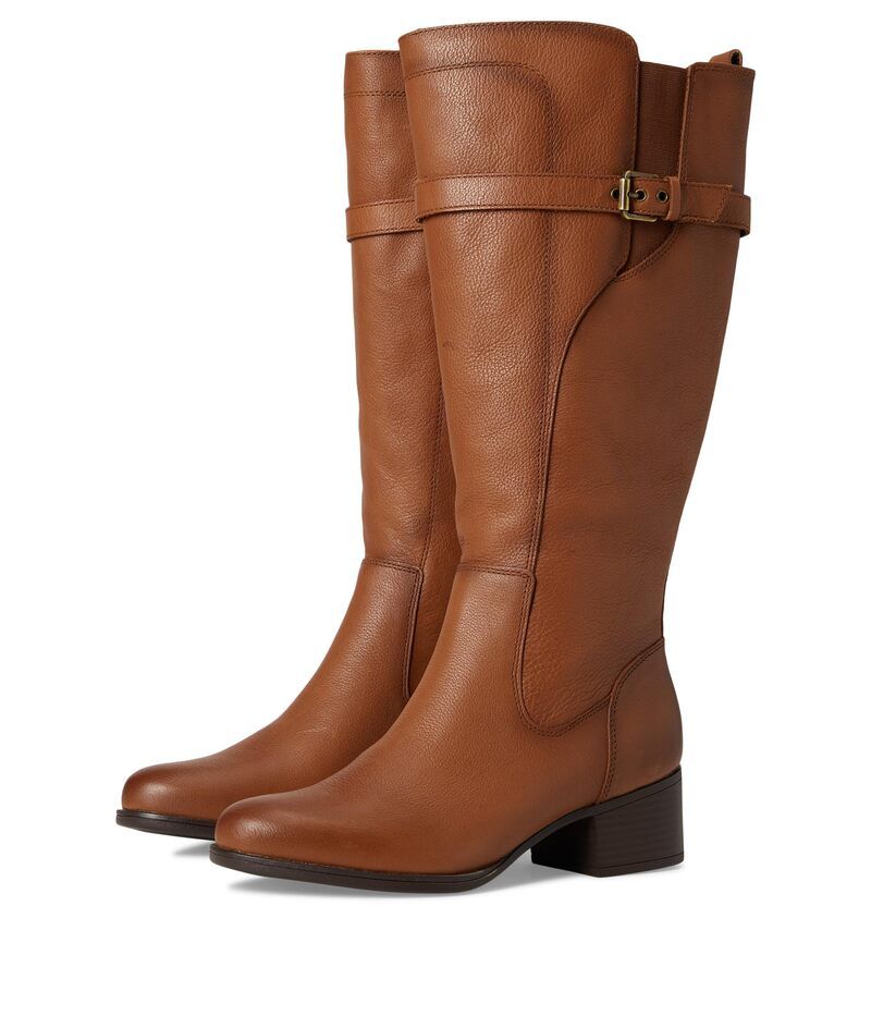 ナチュライザー レディース シューズ ブーツ・レインブーツ Naturalizer Kenna Wide Calf Knee High Boots English Tea Leather