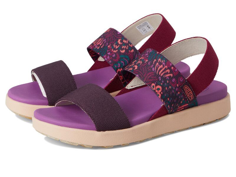 キーン レディース シューズ サンダル KEEN Elle Backstrap BeaujolaisPlum Perfect プラム
