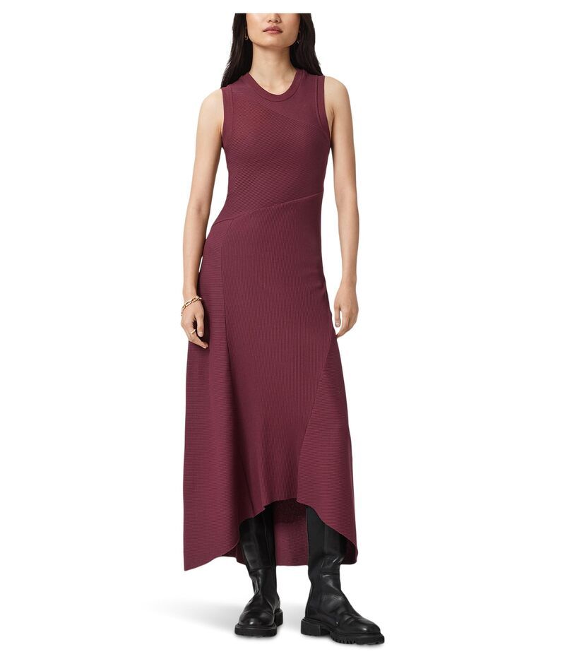 オールセインツ レディース トップス ワンピース マキシ AllSaints Gia Maxi Dress Oxblood Red レッド