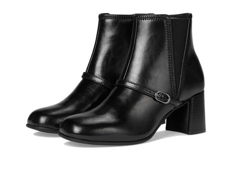 クラークス レディース シューズ ブーツ・レインブーツ Clarks Keirsta Day Black Leather ブラック