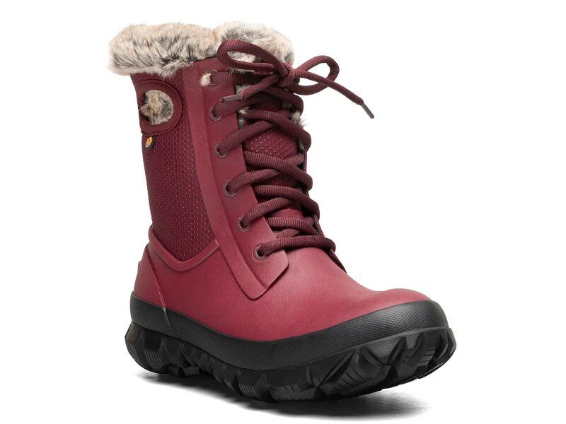 ボグス レディース シューズ ブーツ・レインブーツ Bogs Arcata Dots Snow Boot Womens Oxblood オックスブラッド