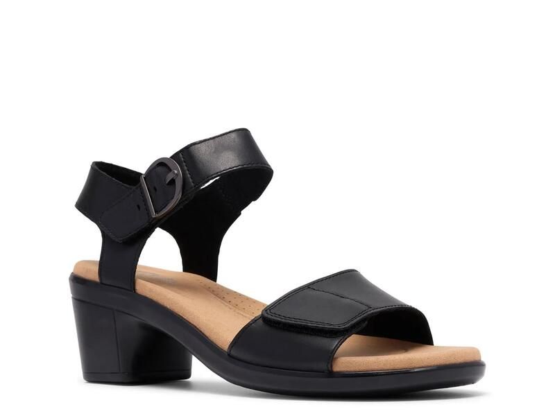 クラークス レディース シューズ サンダル ClarksEmily Amanda Sandal Black ブラック
