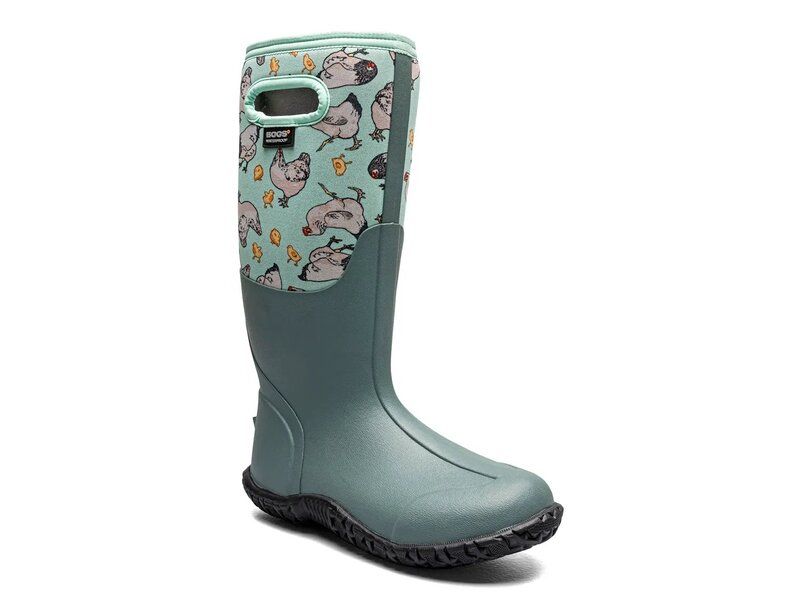 ボグス レディース シューズ ブーツ・レインブーツ Bogs Mesa Chickens Boot AquaMulticolor アクア
