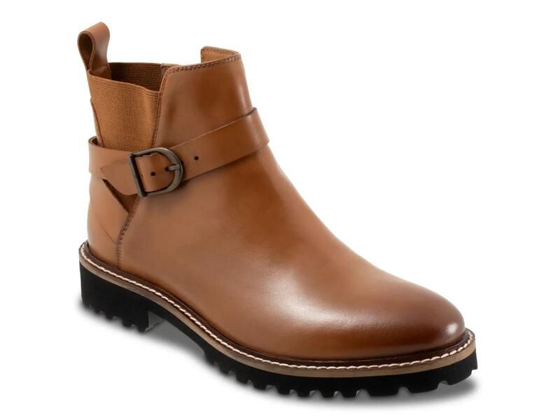 ソフトウォーク レディース シューズ ブーツ・レインブーツ SoftwalkIna Bootie Cognac