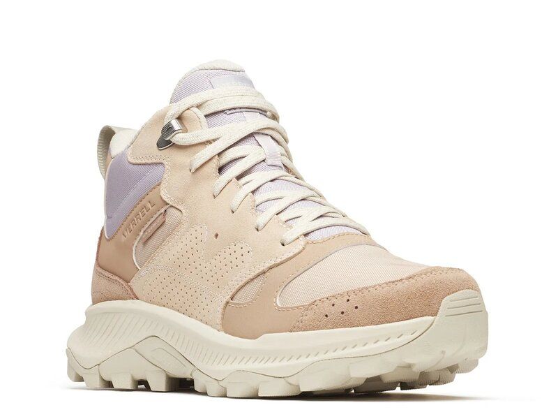 メレル レディース シューズ ブーツ・レインブーツ Merrell Tempo Sol Waterproof Hiking Boot Womens TanPurple パープル