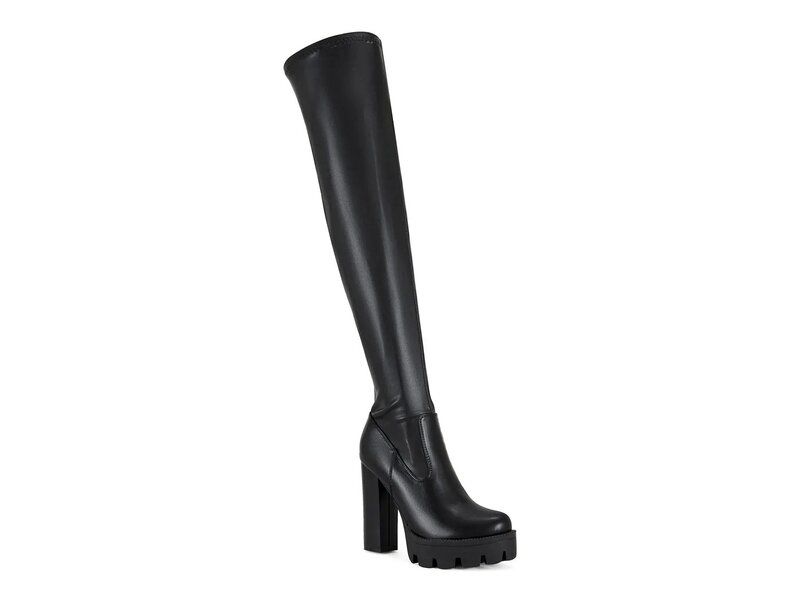 アザレア ワン レディース シューズ ブーツ・レインブーツ Azalea Wang Ashland Thigh High Boot Black ブラック